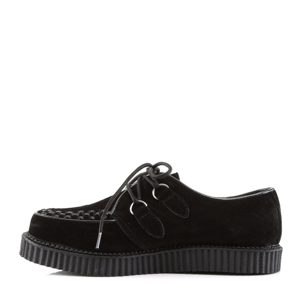 Gothic Rockabilly Punk Suede Lace Up Creeper Boots Boat Shoes Pleaser Demonia CREEPER/602S