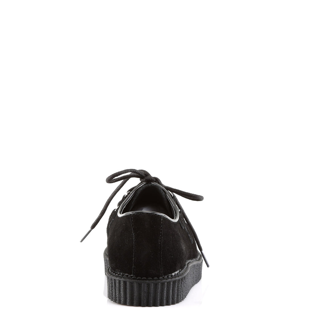 Gothic Rockabilly Punk Suede Lace Up Creeper Boots Boat Shoes Pleaser Demonia CREEPER/602S