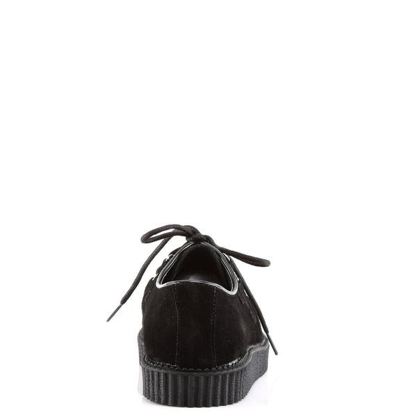 Gothic Rockabilly Punk Suede Lace Up Creeper Boots Boat Shoes Pleaser Demonia CREEPER/602S
