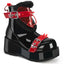 2 3/4" Platform Ankle Boot, Inside Zip Pleaser Demonia CUBBY/57