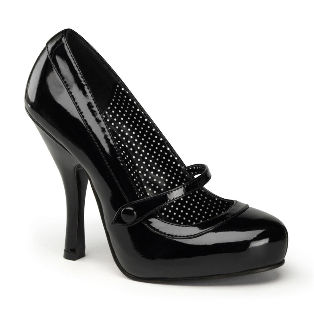 Sexy Polka Dot Lined Hidden Platform Mary Jane Pump High Heels Shoes Pleaser Pin Up Couture CUTIEPIE/02