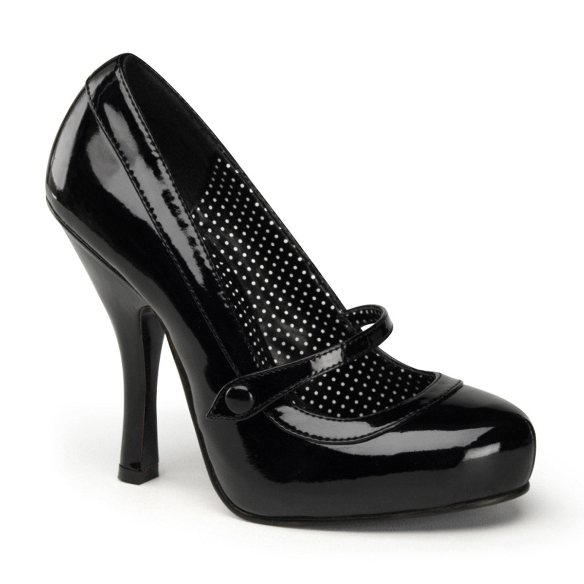 Sexy Polka Dot Lined Hidden Platform Mary Jane Pump High Heels Shoes Pleaser Pin Up Couture CUTIEPIE/02