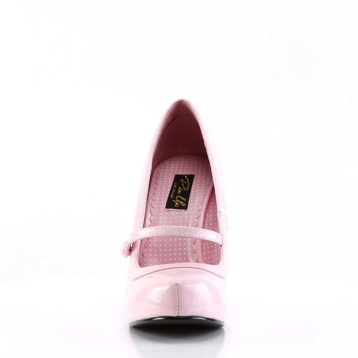 Sexy Polka Dot Lined Hidden Platform Mary Jane Pump High Heels Shoes Secondary image