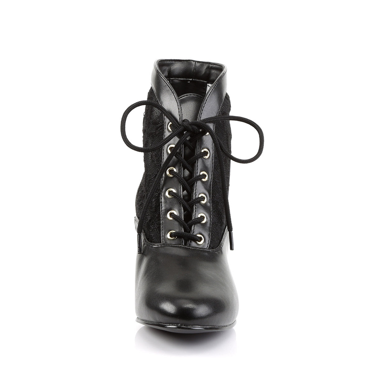 Funtasma Dame-05 Victorian Lace Ankle Booties with 2-Inch Kitten Heels for Women Secondary image