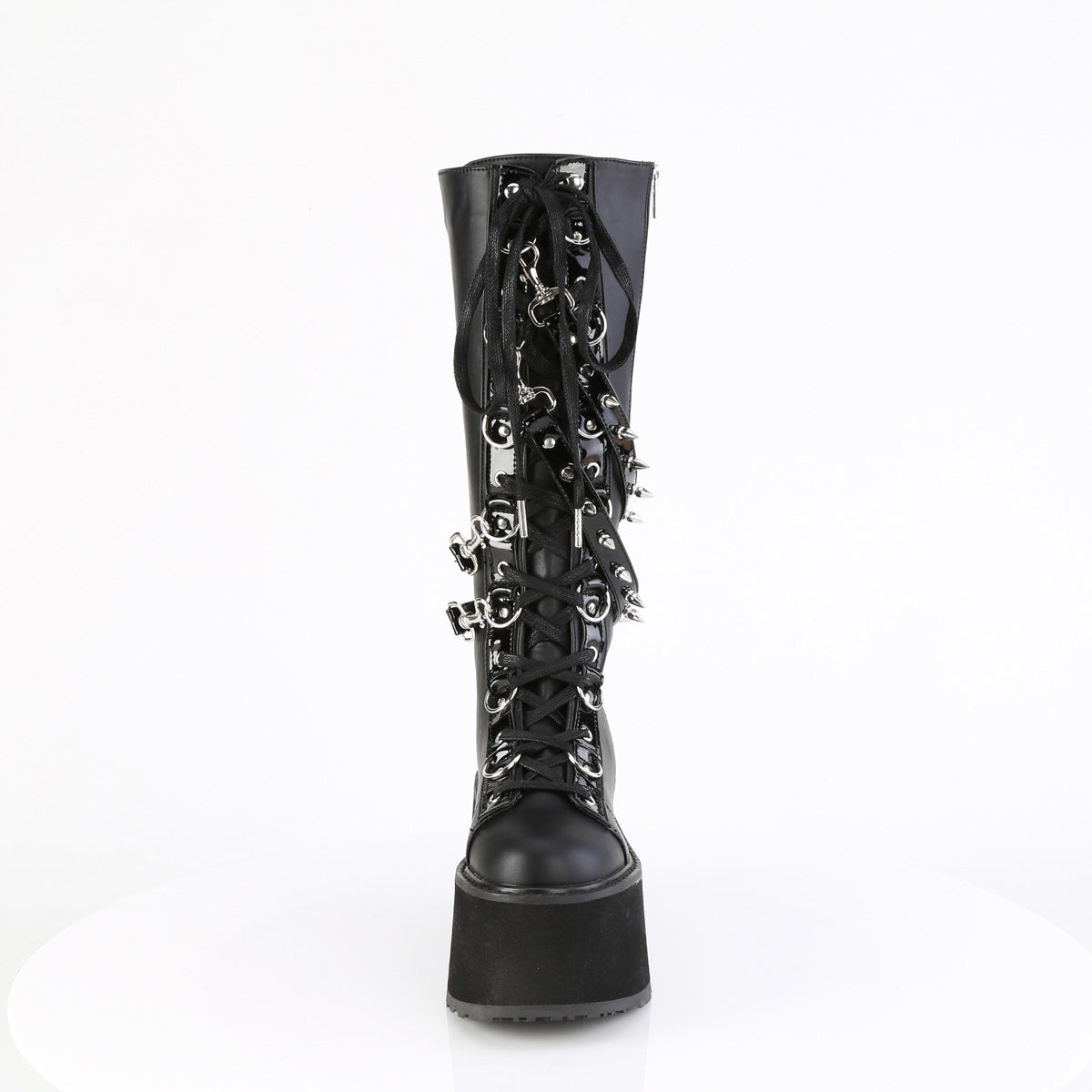3 1/2" Pf Lace-Up Knee High Boot, Outside Zip Secondary image