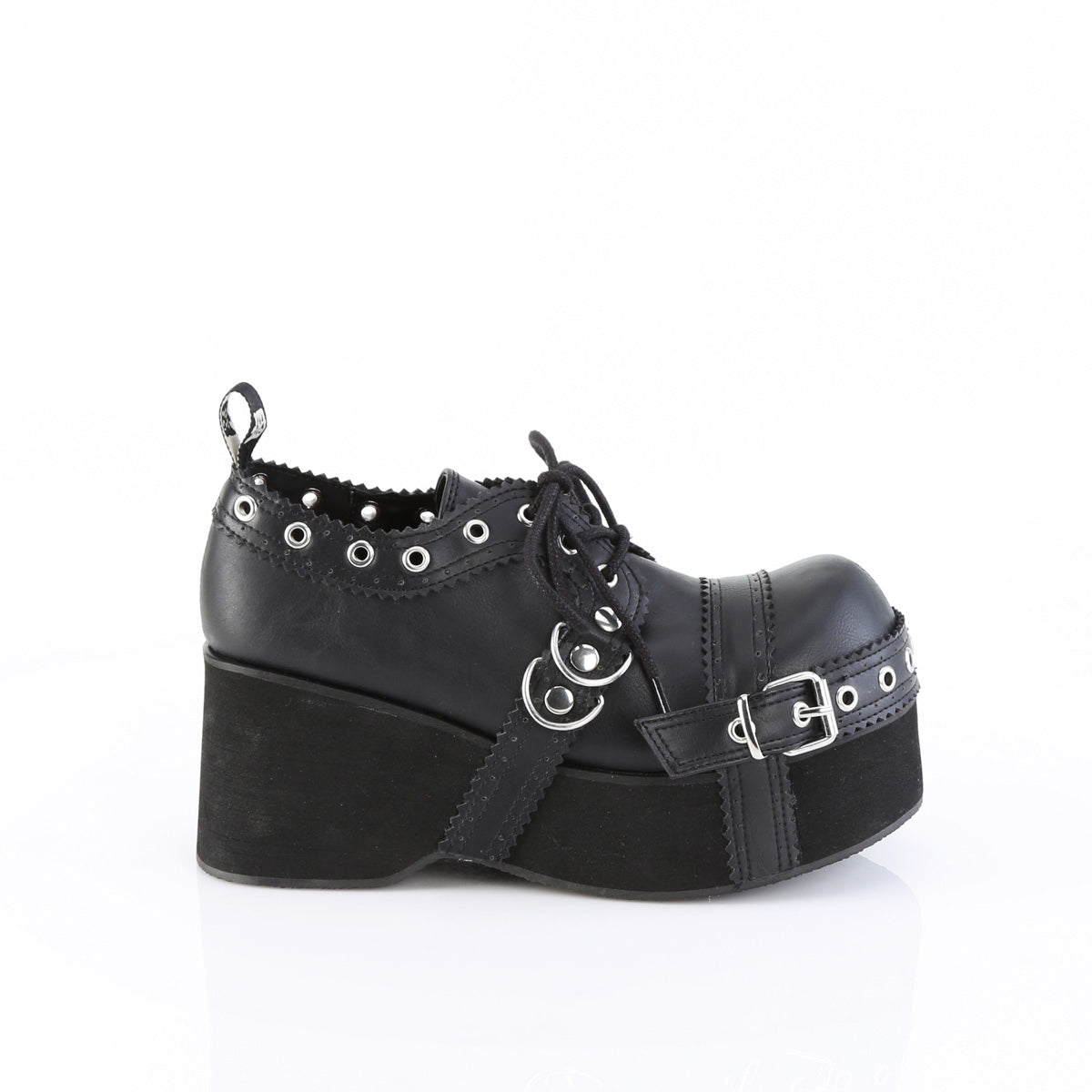 3 1/4" Pf Lace-Up Oxford Shoe Pleaser Demonia DANK/28