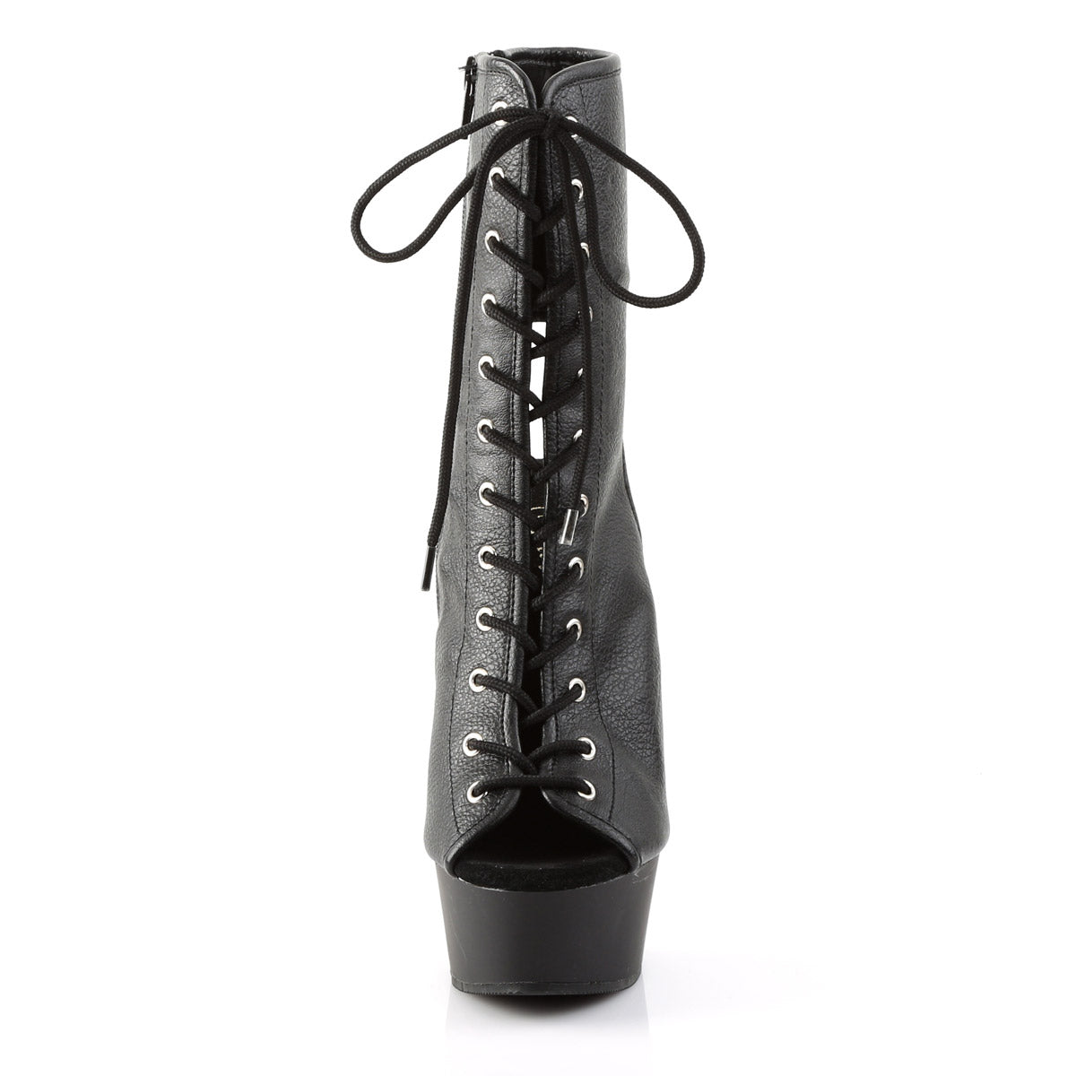 Sexy Peep Toe Lace Up Platform Stiletto Ankle Boot High Heels Shoes Secondary image