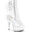 6" Heel, 1 3/4" Pf Open Toe/Heel Ankle Boot, Side Zip Pleaser Pleaser DELIGHT/1018C