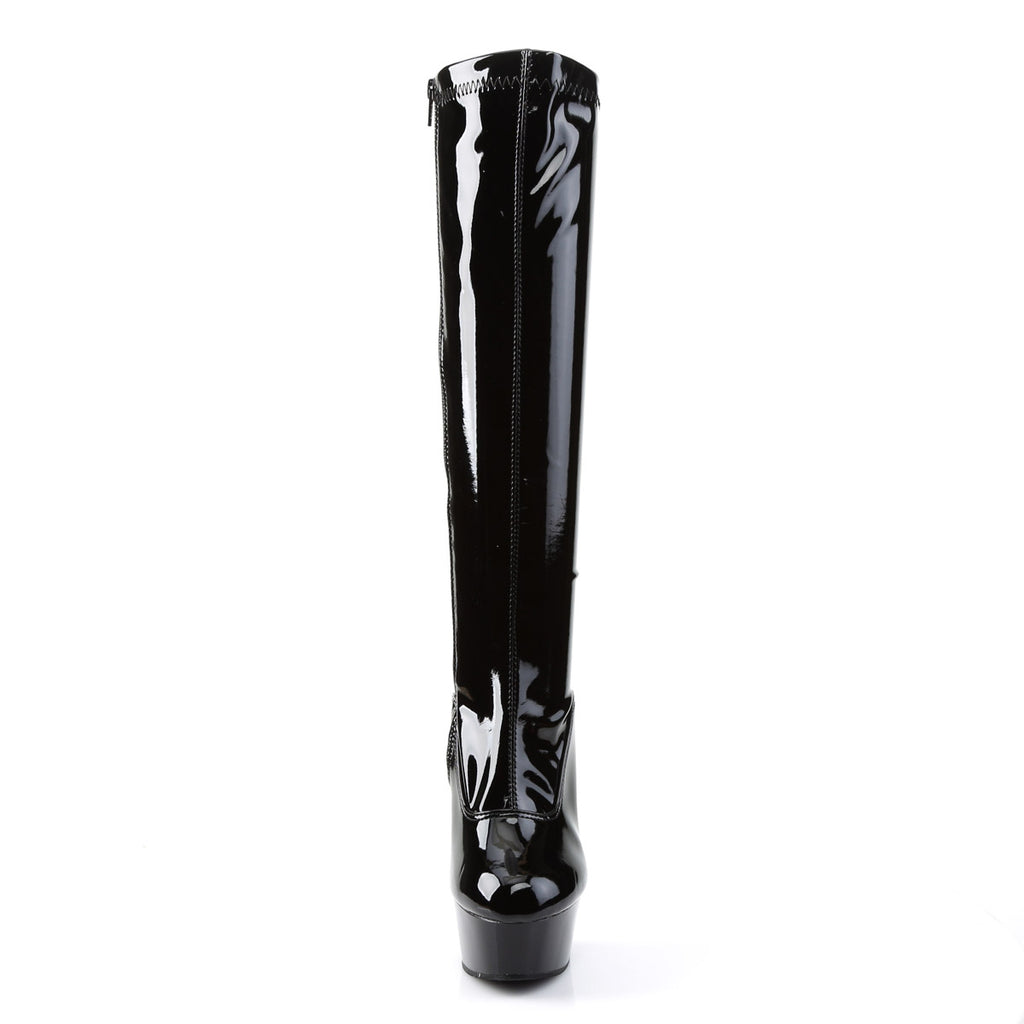 Stretch Knee High Platform Stiletto High Heel Boots Shoes Pleaser Pleaser DELIGHT/2000
