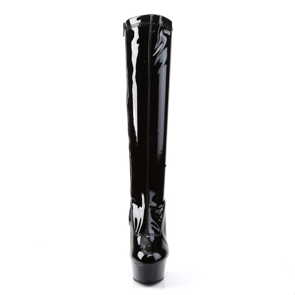 Stretch Knee High Platform Stiletto High Heel Boots Shoes Pleaser Pleaser DELIGHT/2000
