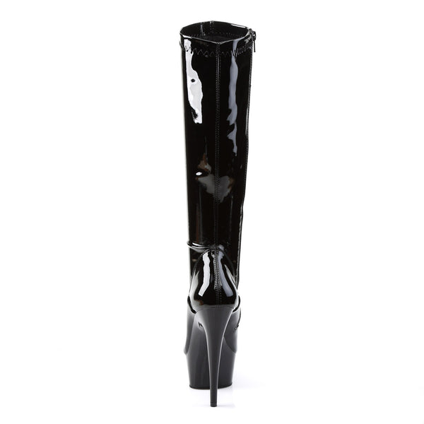 Stretch Knee High Platform Stiletto High Heel Boots Shoes Pleaser Pleaser DELIGHT/2000
