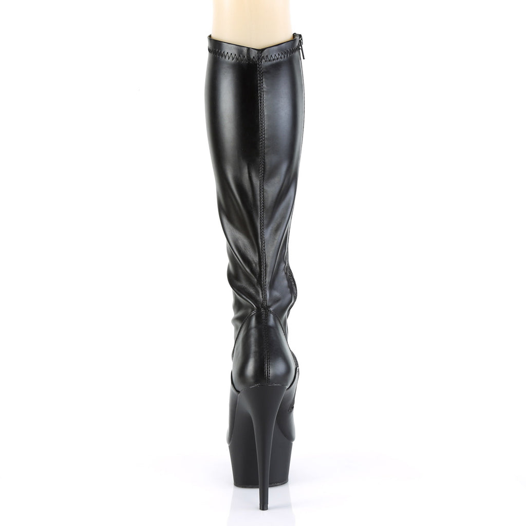 Stretch Knee High Platform Stiletto High Heel Boots Shoes Pleaser Pleaser DELIGHT/2000