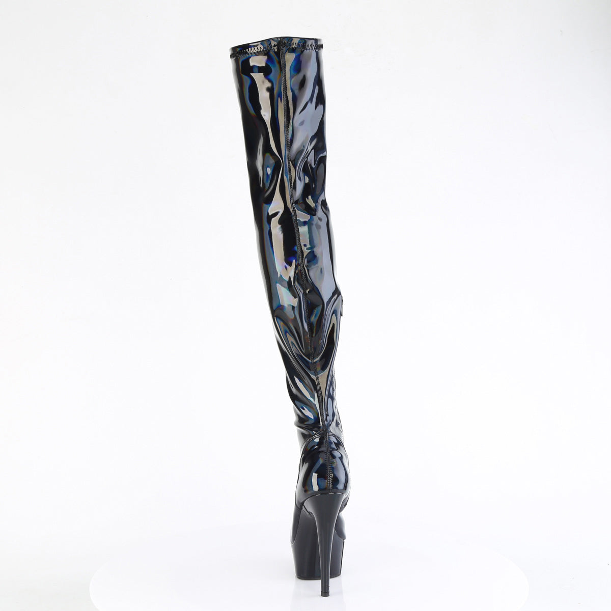 6" Heel, 1 3/4" Pf Stretch Thigh Boot,  12" Side Zip Pleaser Pleaser DELIGHT/3000HWR