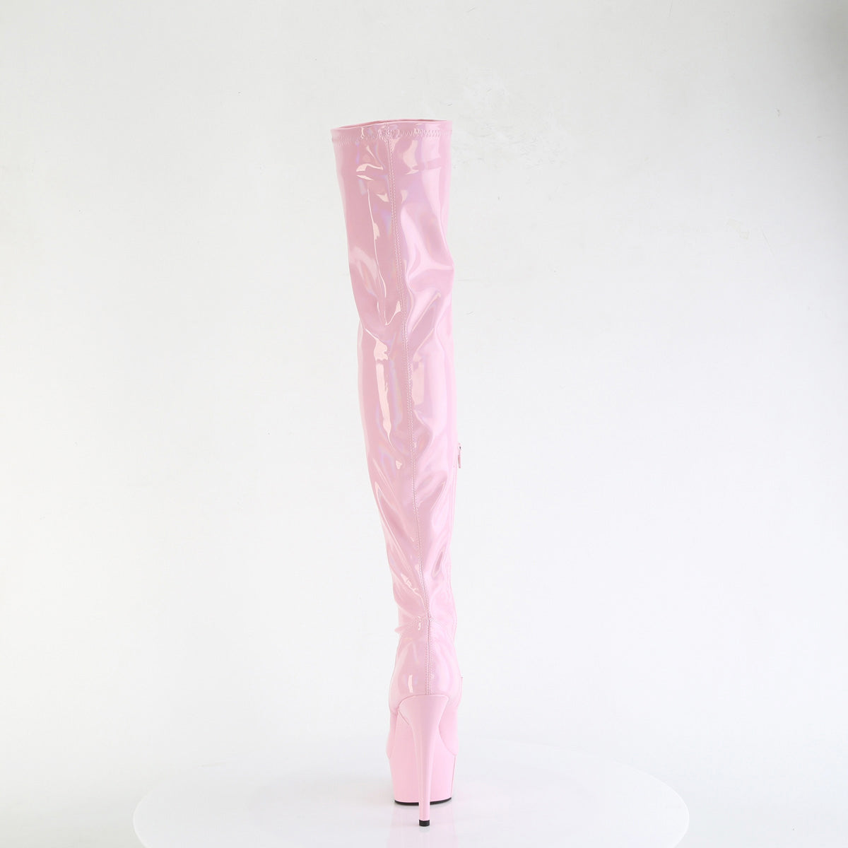 6" Heel, 1 3/4" Pf Stretch Thigh Boot,  12" Side Zip Pleaser Pleaser DELIGHT/3000HWR