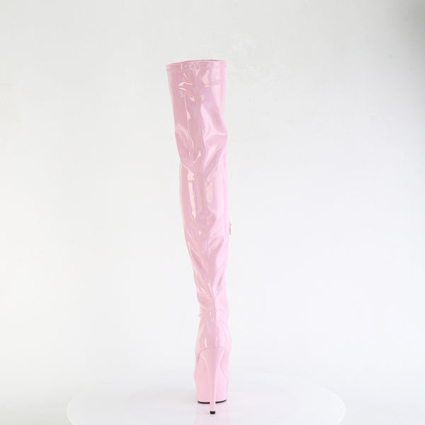 6" Heel, 1 3/4" Pf Stretch Thigh Boot,  12" Side Zip Pleaser Pleaser DELIGHT/3000HWR