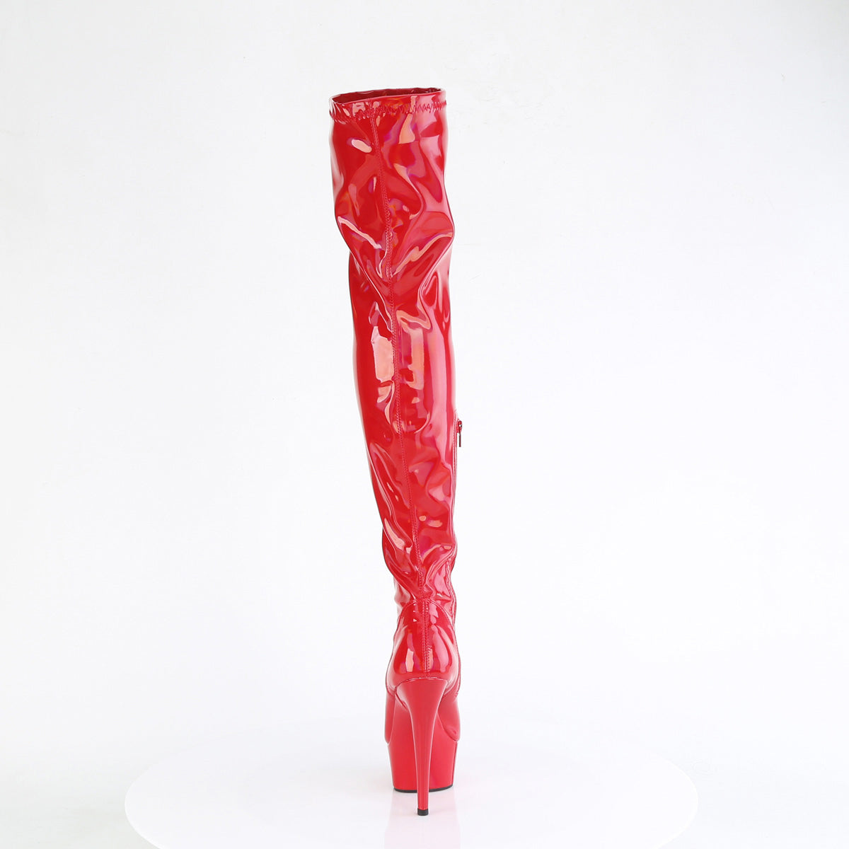 6" Heel, 1 3/4" Pf Stretch Thigh Boot,  12" Side Zip Pleaser Pleaser DELIGHT/3000HWR