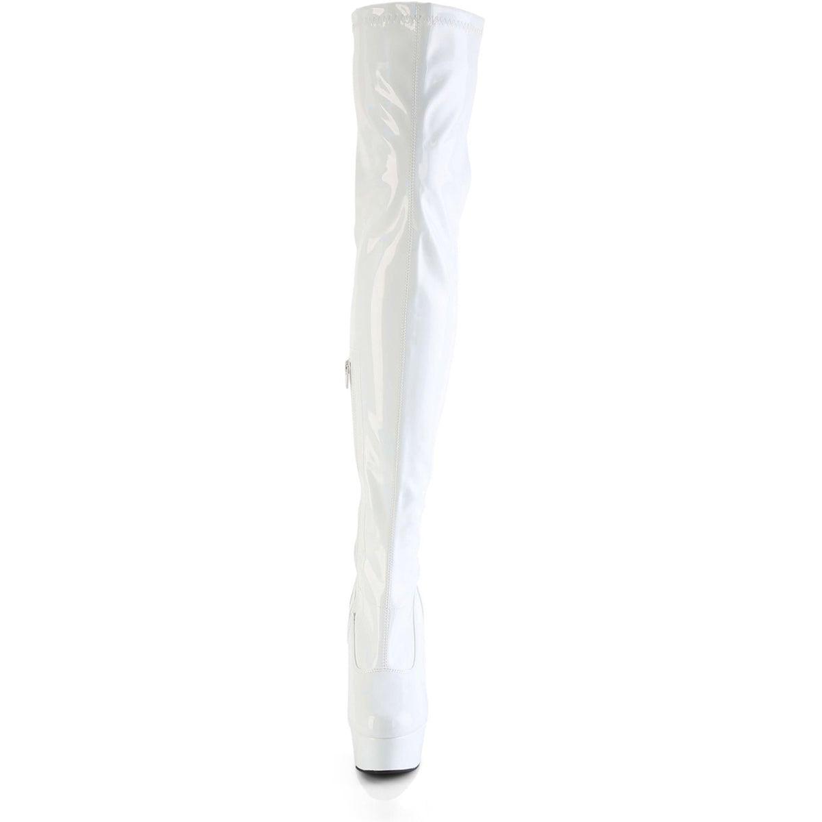 6" Heel, 1 3/4" Pf Stretch Thigh Boot,  12" Side Zip Pleaser Pleaser DELIGHT/3000HWR