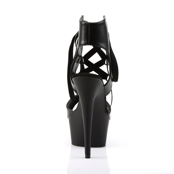 Sexy Corset Ankle Lace Platform Stiletto Sandals High Heels Shoes Pleaser Pleaser DELIGHT/600/14