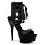 Sexy Corset Ankle Lace Platform Stiletto Sandals High Heels Shoes Pleaser Pleaser DELIGHT/600/14