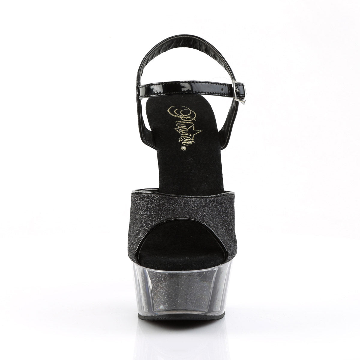 Glitter Platform Stiletto Ankle Strap Sandals High Heels Shoes Secondary image