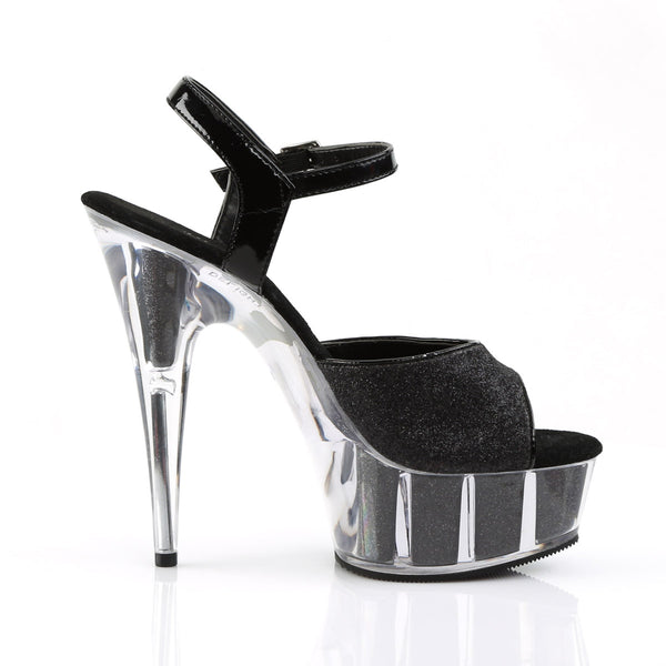 Glitter Platform Stiletto Ankle Strap Sandals High Heels Shoes Pleaser Pleaser DELIGHT/609/5G