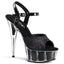 Glitter Platform Stiletto Ankle Strap Sandals High Heels Shoes Pleaser Pleaser DELIGHT/609/5G