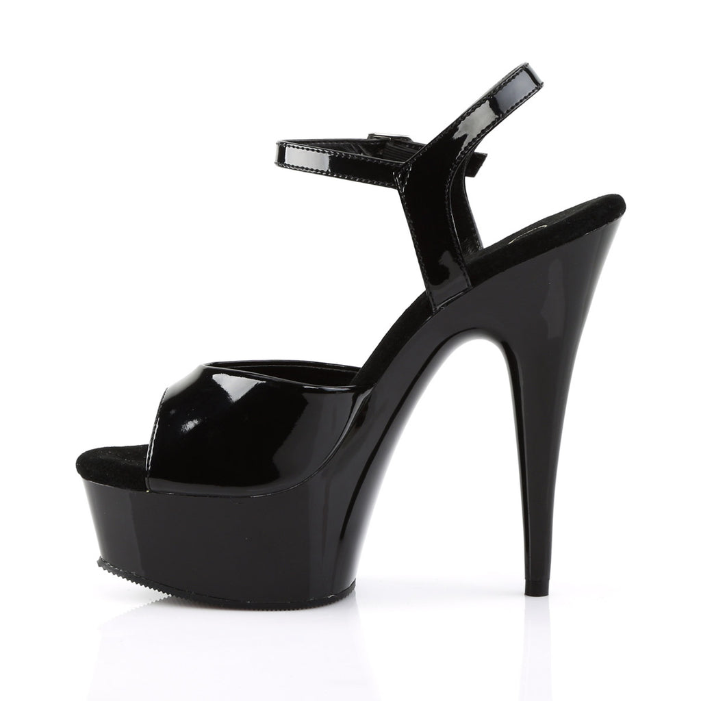 Sexy Peep Toe Platform Stiletto Sandals Ankle Strap High Heels Shoes Pleaser Pleaser DELIGHT/609