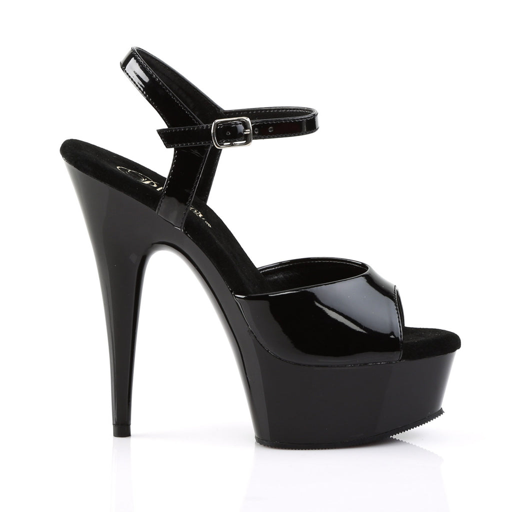 Sexy Peep Toe Platform Stiletto Sandals Ankle Strap High Heels Shoes Pleaser Pleaser DELIGHT/609