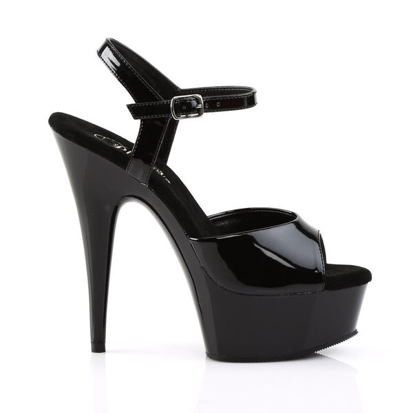 Sexy Peep Toe Platform Stiletto Sandals Ankle Strap High Heels Shoes Pleaser Pleaser DELIGHT/609