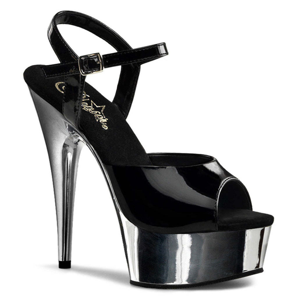 Sexy Peep Toe Platform Stiletto Sandals Ankle Strap High Heels Shoes Pleaser Pleaser DELIGHT/609
