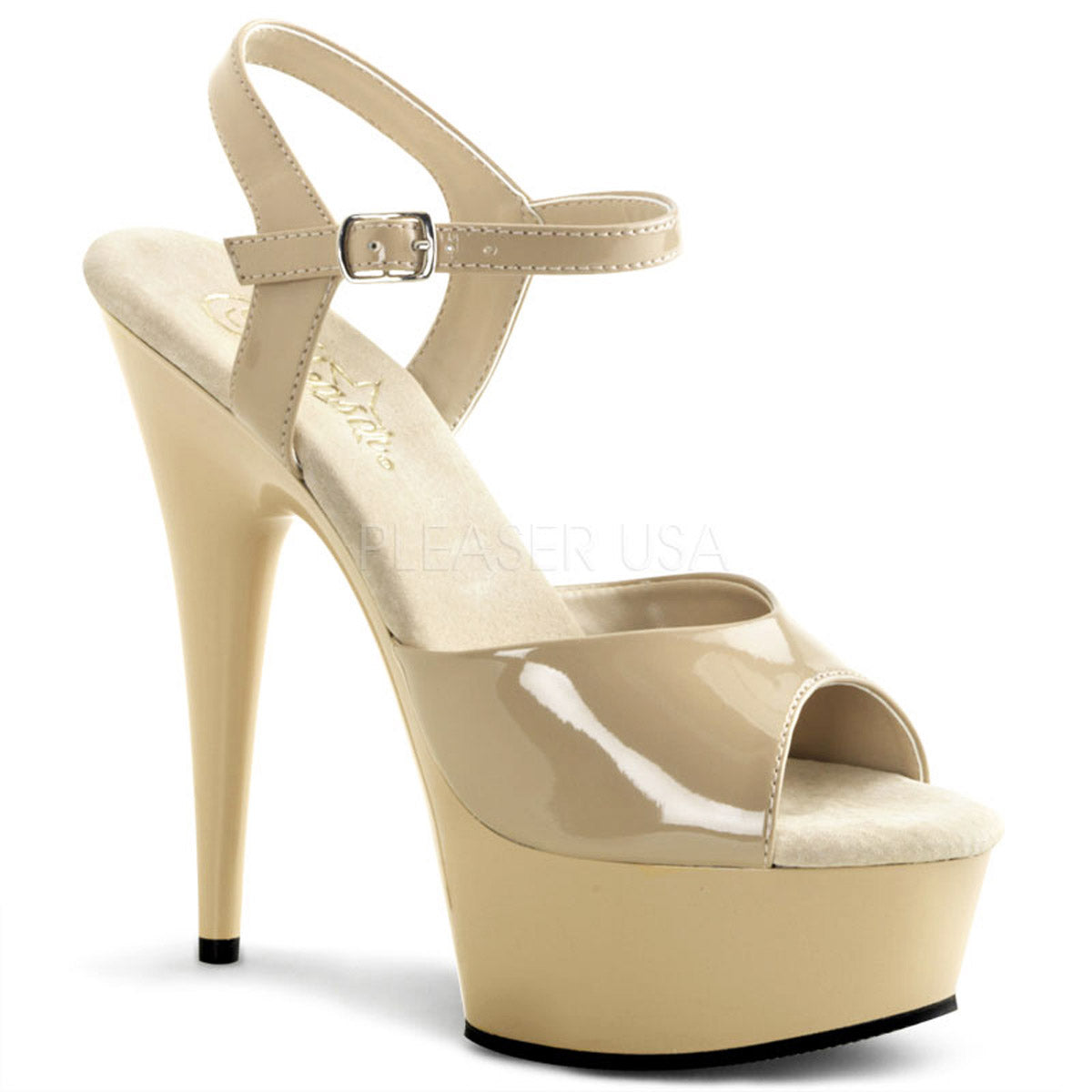 Sexy Peep Toe Platform Stiletto Sandals Ankle Strap High Heels Shoes Pleaser Pleaser DELIGHT/609