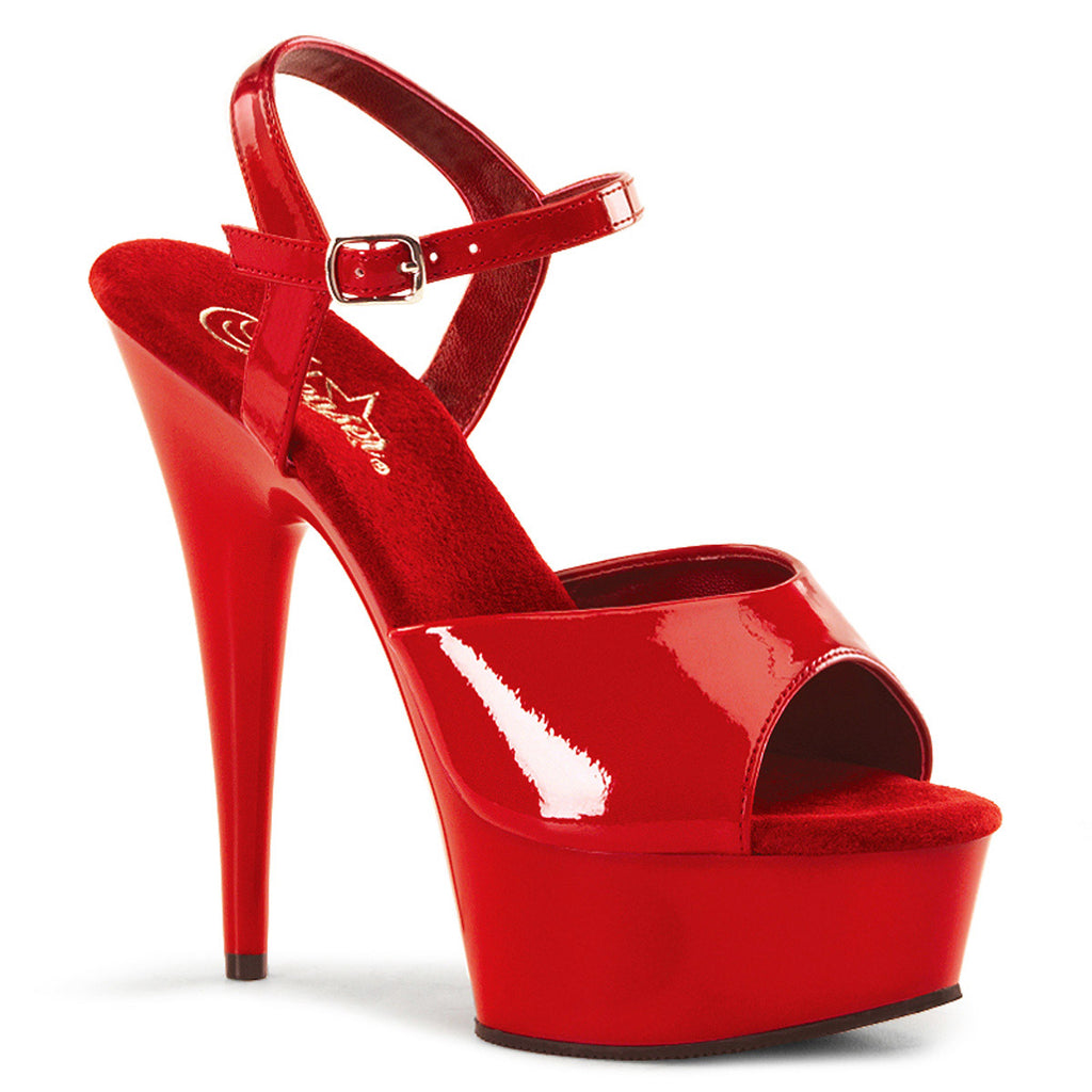 Sexy Peep Toe Platform Stiletto Sandals Ankle Strap High Heels Shoes Pleaser Pleaser DELIGHT/609