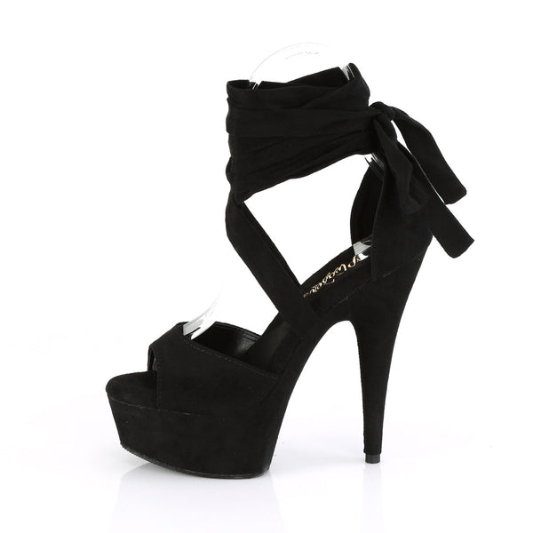 6" Heel, 1 3/4" PF Criss Cross Ankle Wrap Sandal Pleaser Pleaser DELIGHT/679