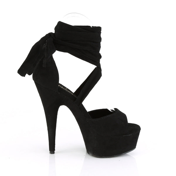 6" Heel, 1 3/4" PF Criss Cross Ankle Wrap Sandal Pleaser Pleaser DELIGHT/679
