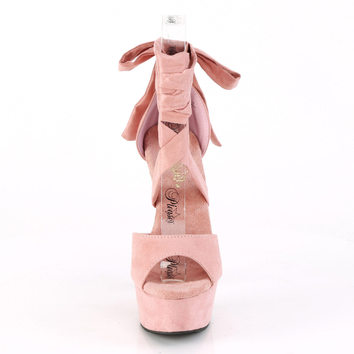 6" Heel, 1 3/4" PF Criss Cross Ankle Wrap Sandal Secondary image