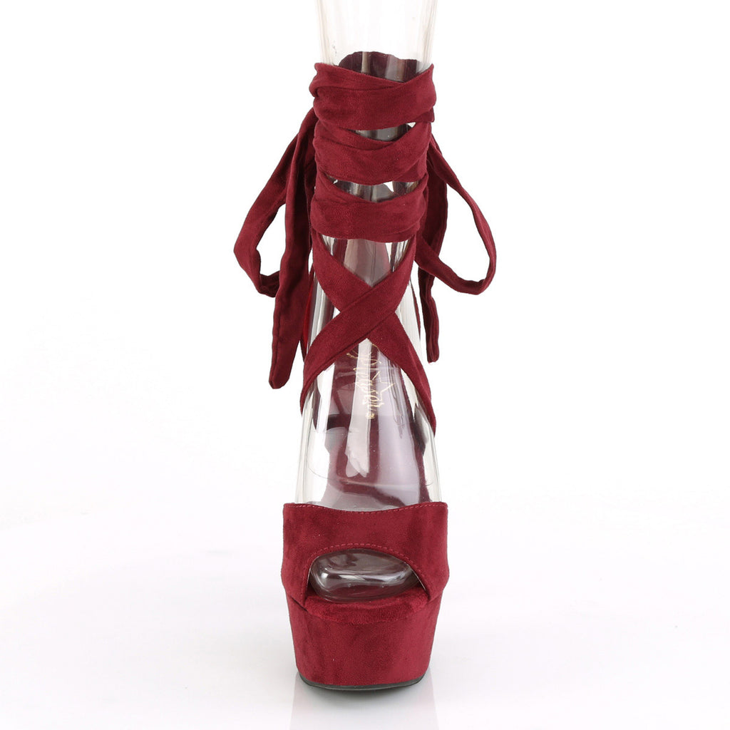 6" Heel, 1 3/4" Pf Criss Cross Ankle Wrap Sandal Pleaser Pleaser DELIGHT/679