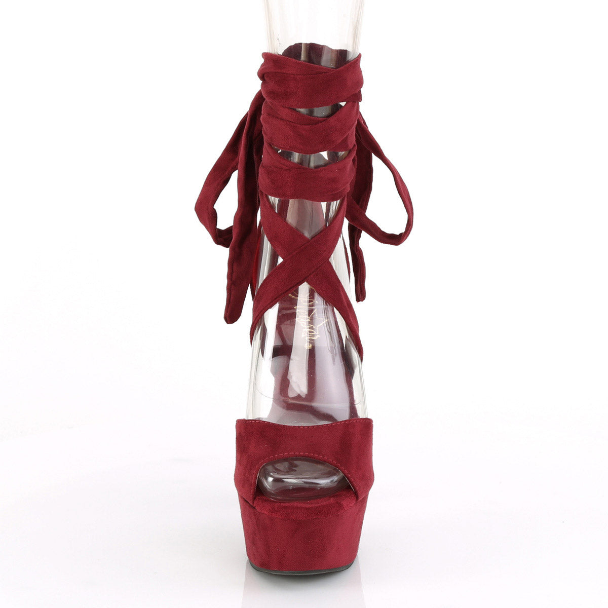 6" Heel, 1 3/4" Pf Criss Cross Ankle Wrap Sandal Pleaser Pleaser DELIGHT/679