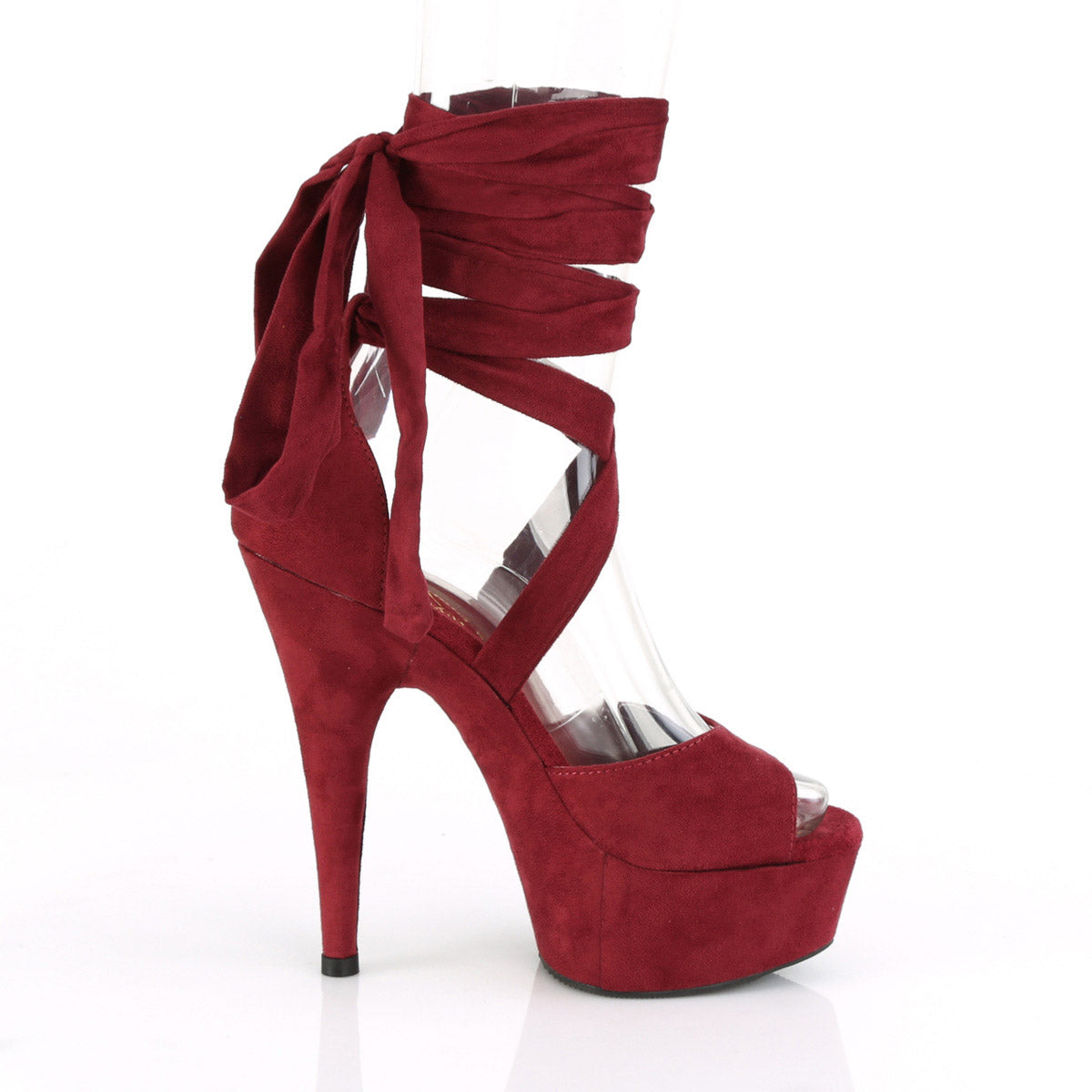 6" Heel, 1 3/4" Pf Criss Cross Ankle Wrap Sandal Pleaser Pleaser DELIGHT/679