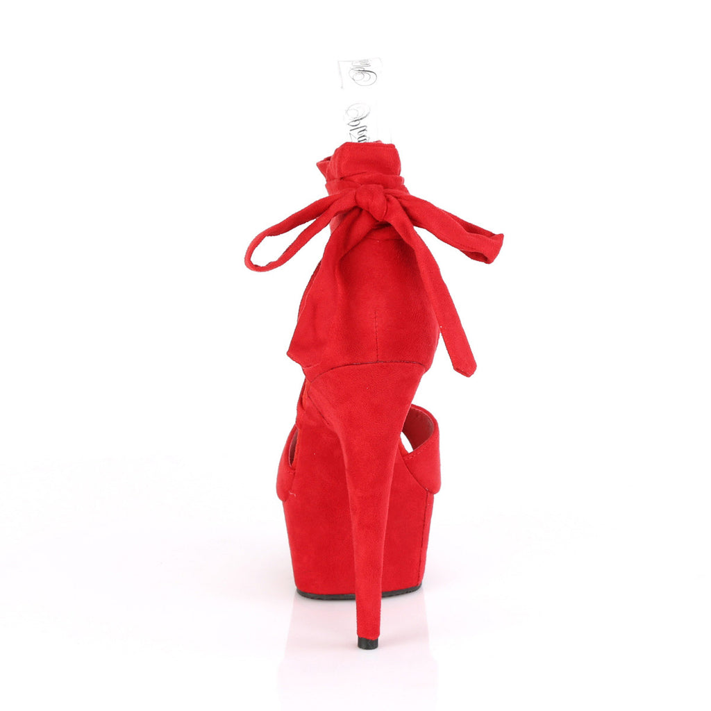 6" Heel, 1 3/4" PF Criss Cross Ankle Wrap Sandal Pleaser Pleaser DELIGHT/679