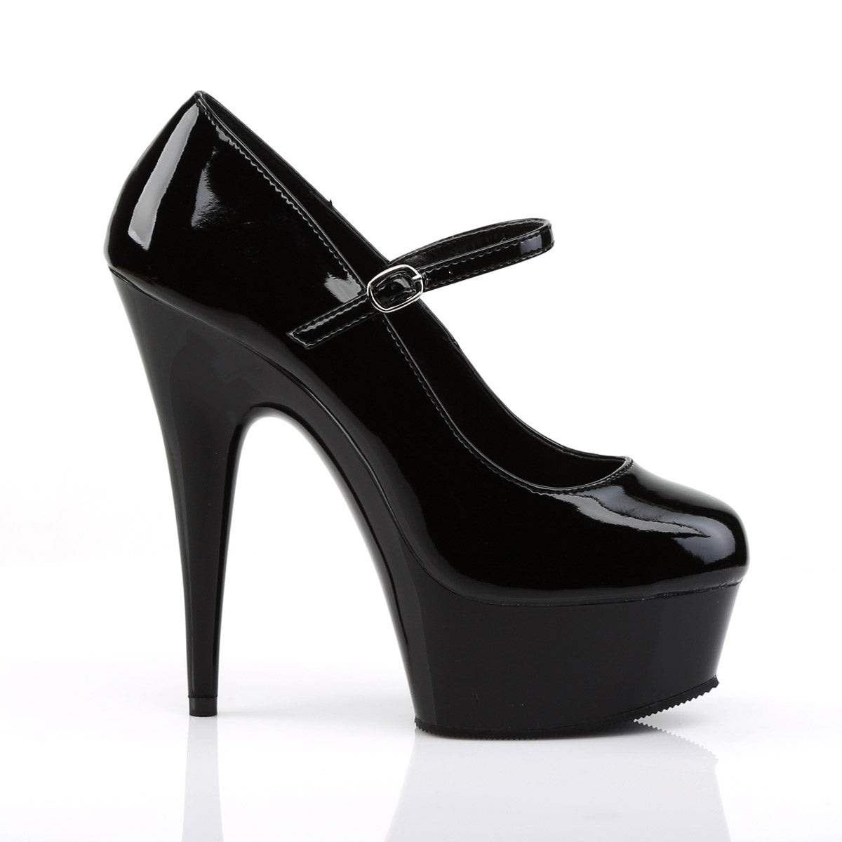 Sexy Round Toe Mary Jane Platform Stiletto Pumps High Heels Shoes Pleaser Pleaser DELIGHT/687