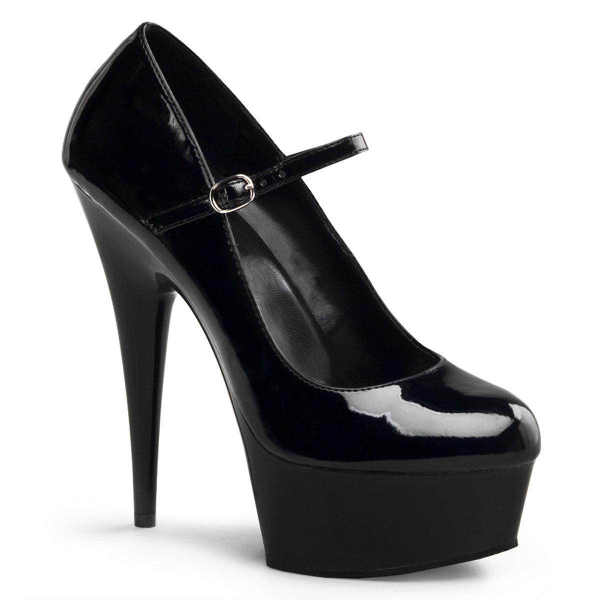 Sexy Round Toe Mary Jane Platform Stiletto Pumps High Heels Shoes Pleaser Pleaser DELIGHT/687 Main image