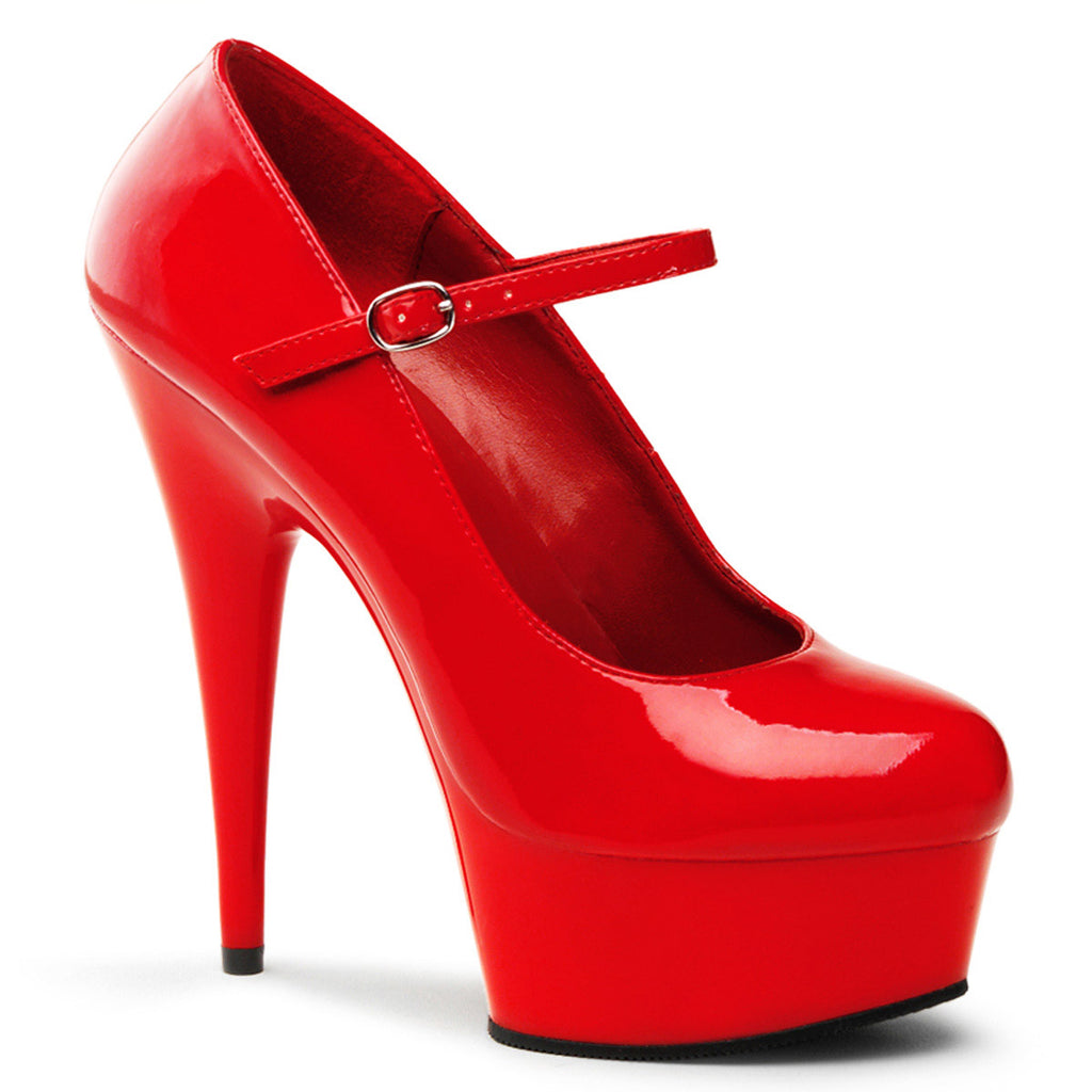 Sexy Round Toe Mary Jane Platform Stiletto Pumps High Heels Shoes Pleaser Pleaser DELIGHT/687