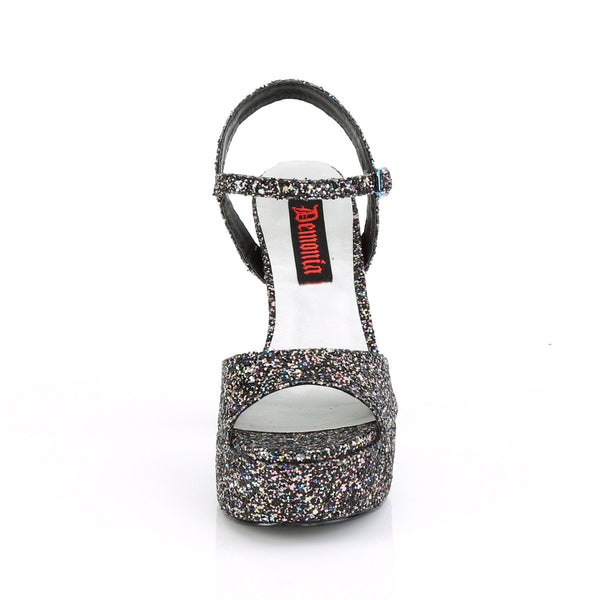 5" Chunky Heel, 1 3/8" Pf Ankle Strap Sandal Pleaser Demonia DOLLY/09