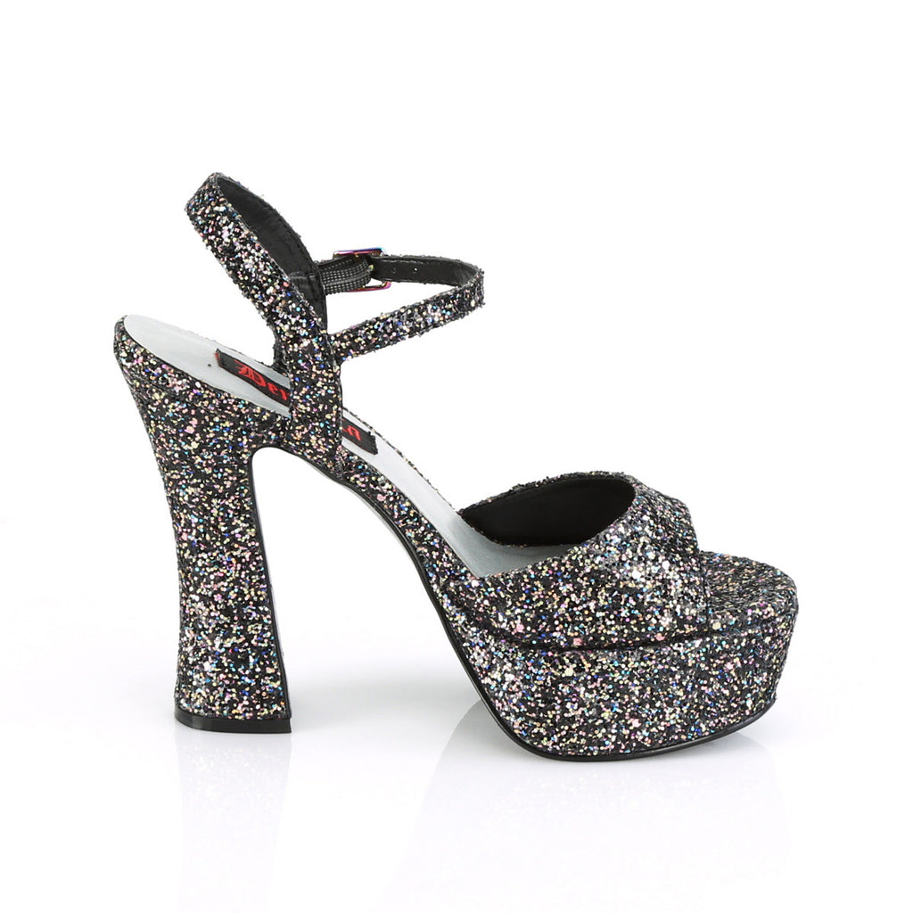 5" Chunky Heel, 1 3/8" Pf Ankle Strap Sandal Pleaser Demonia DOLLY/09