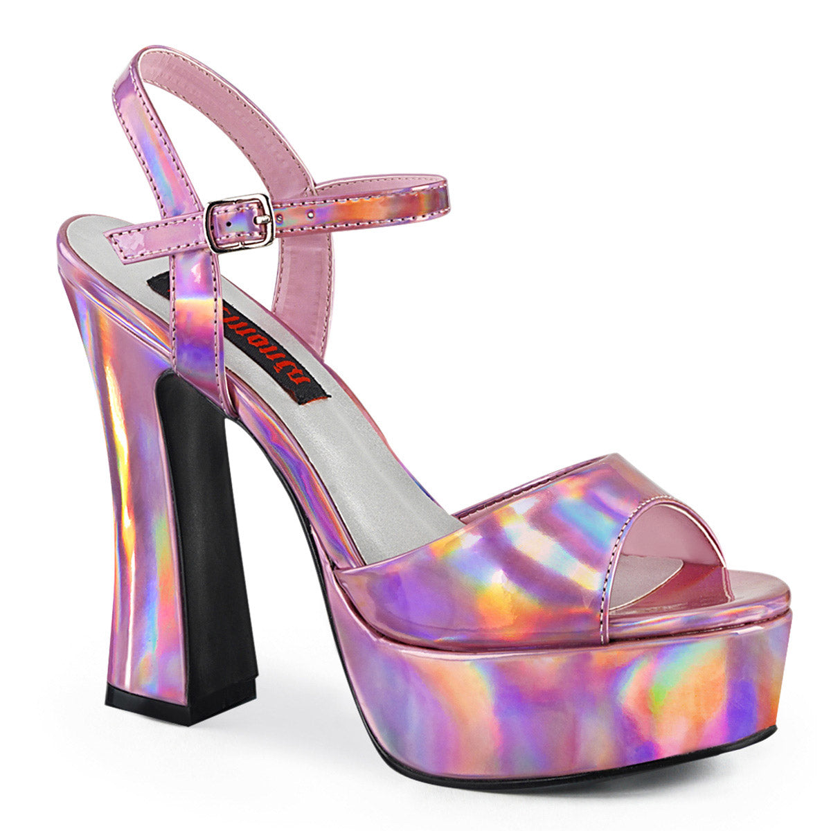 5" Chunky Heel, 1 3/8" Pf Ankle Strap Sandal Pleaser Demonia DOLLY/09