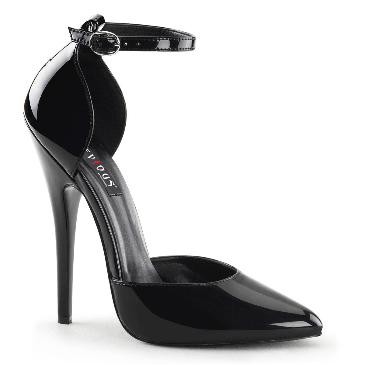 Sexy Pointed Toe Ankle Strap D'Orsay Pumps Stiletto High Heels Shoes Pleaser Devious DOMINA/402 Main image