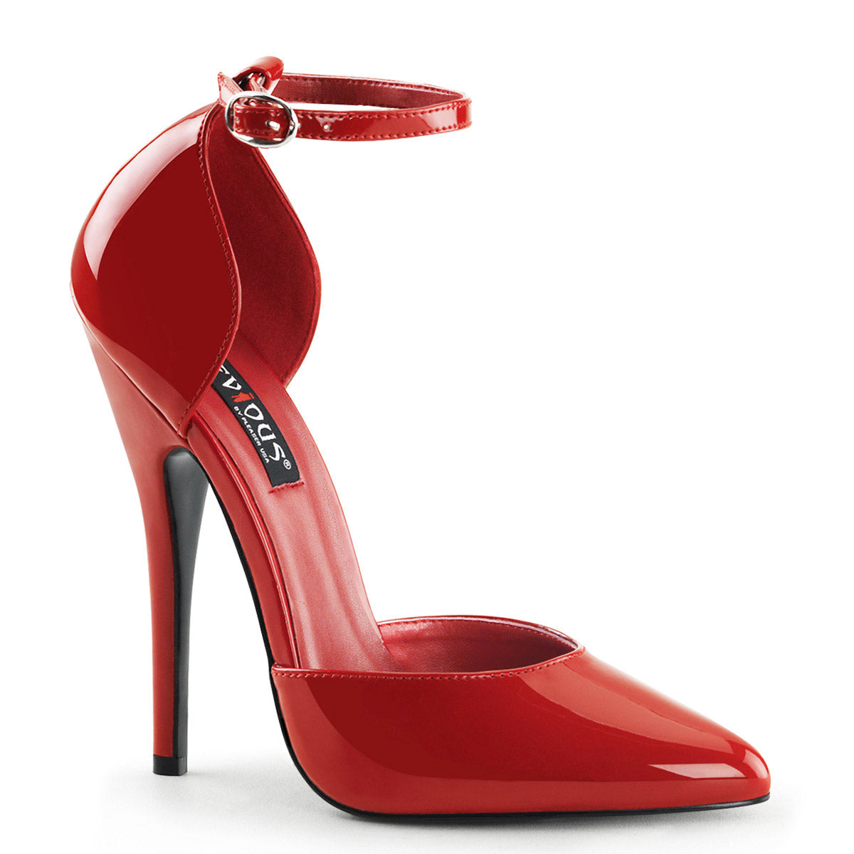 Sexy Pointed Toe Ankle Strap D'Orsay Pumps Stiletto High Heels Shoes Pleaser Devious DOMINA/402