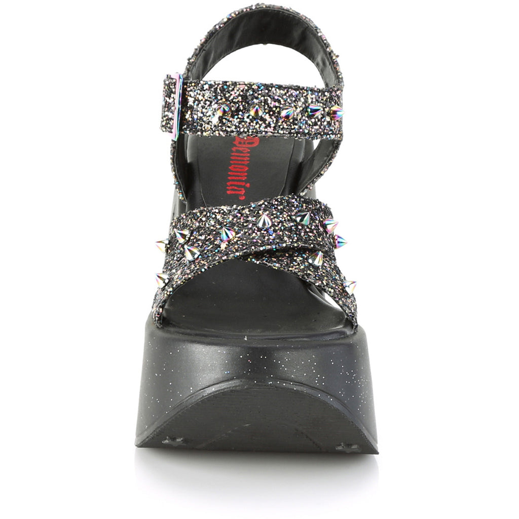 5" Star Cutout Platform Wedge Ankle Strap Sandal Pleaser Demonia DYNAMITE/02