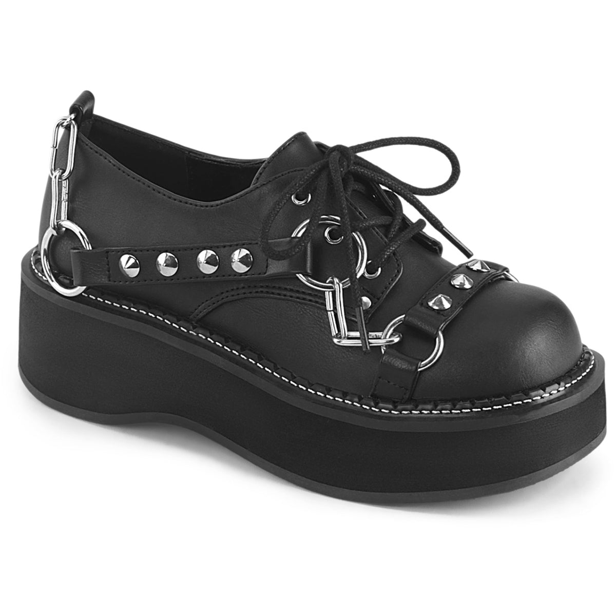 2" Platform Lace-Up Oxford Shoe Pleaser Demonia EMILY/32 Main image