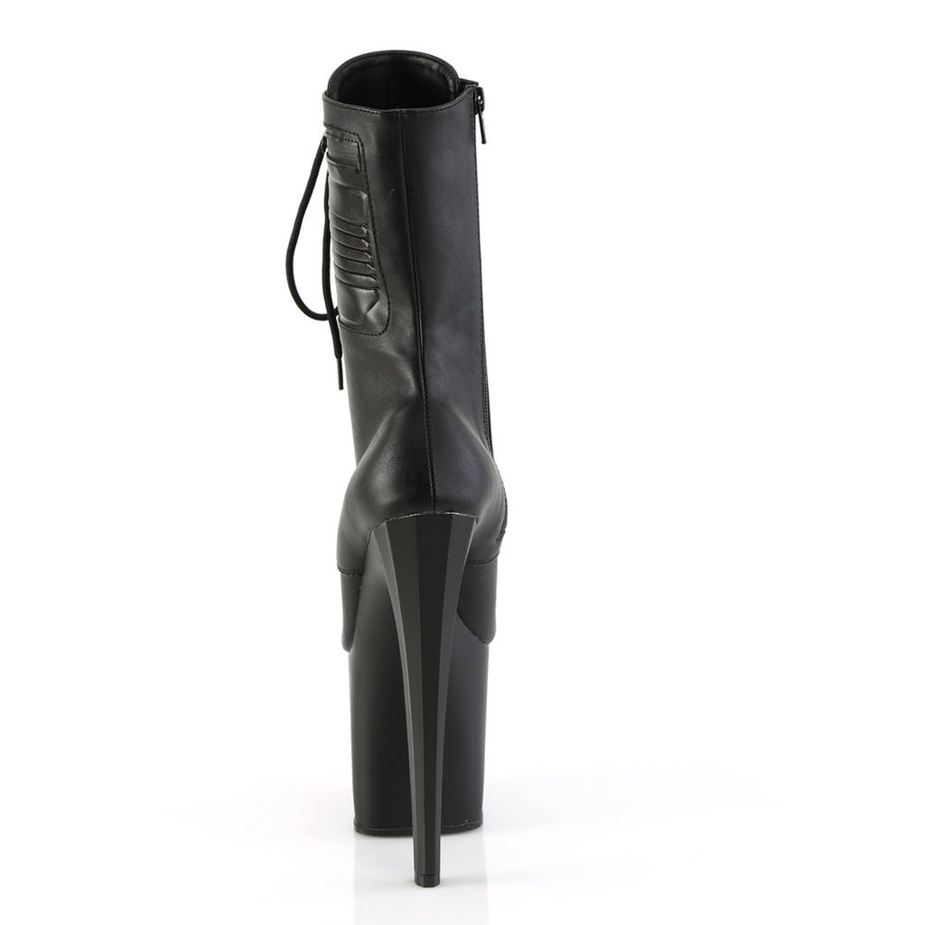 8" Heel, 3 3/4" Pf Ankle Boot W/Pocket, Side Zip Pleaser Pleaser ENCHANT/1040PK